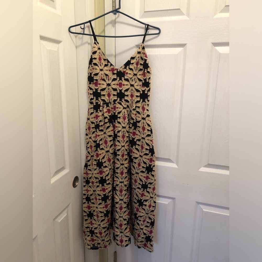 H&M Black and Cream maxi dress